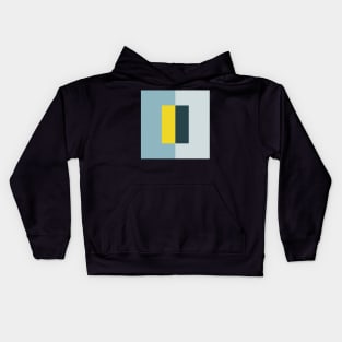 abstract minimalist geometrical design Kids Hoodie